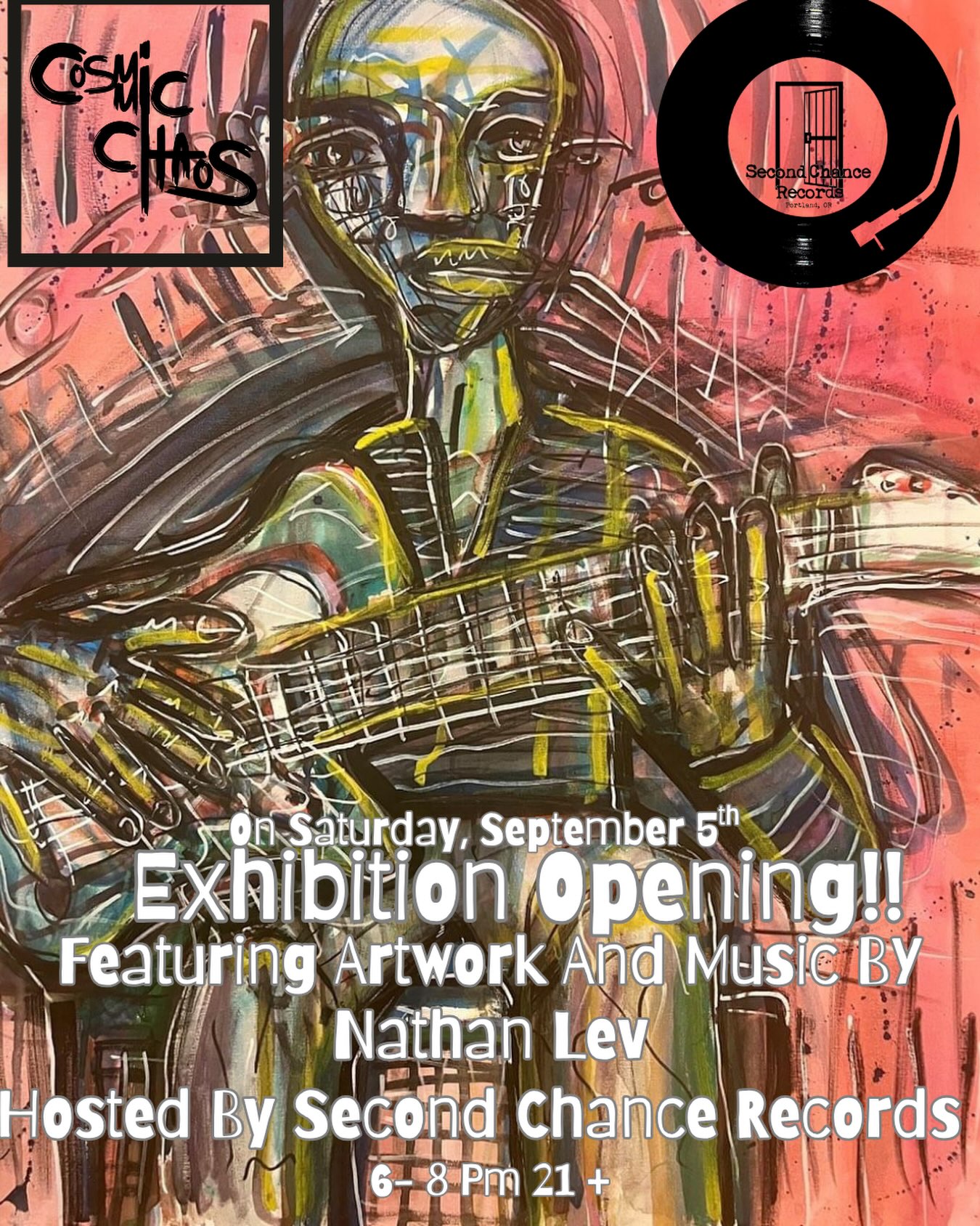 Come on out, Saturday, September 5th! I’ll be displaying artwork and performing 